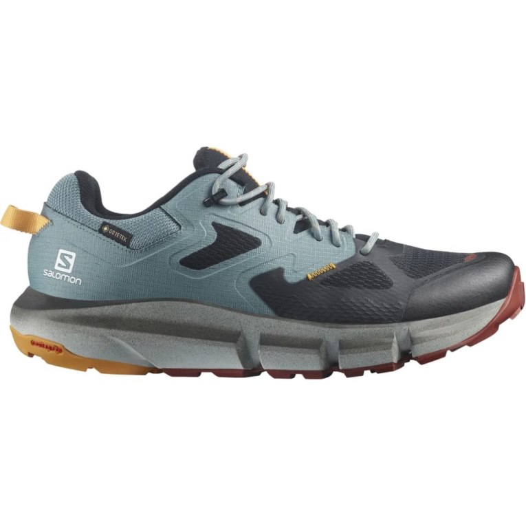 Salomon Predict Hike GTX Men\'s Hiking Shoes Turquoise / Black | CA 48P37